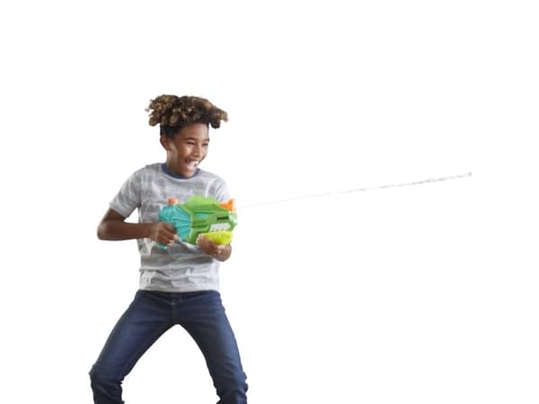 Nerf Super Soaker Dino Soak, Soaker-vattenpistol, Multifärg, 6 År