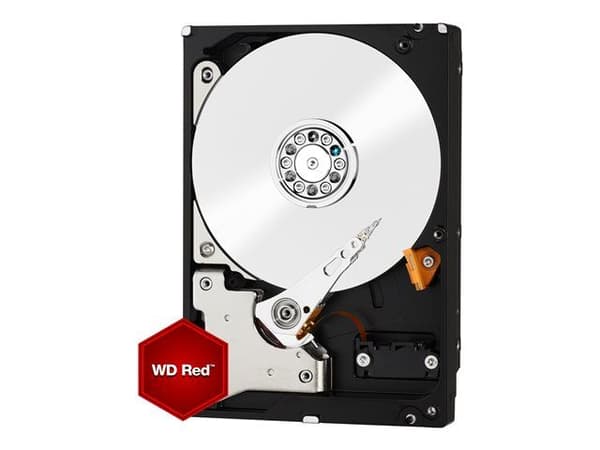 WD Red Plus WD10EFRX - Harddisk - 1 TB - intern - 3.5" - SATA 6Gb/s - buffer: 64 MB - for My Cloud EX2; EX4