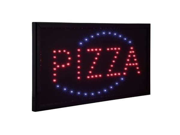 Securit® tofarvet LED-pizzaskilt