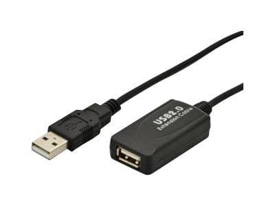 ASSMANN - USB forlængerkabel - USB (hun) til USB (han) - USB 2.0 - 5 m - aktiivinen