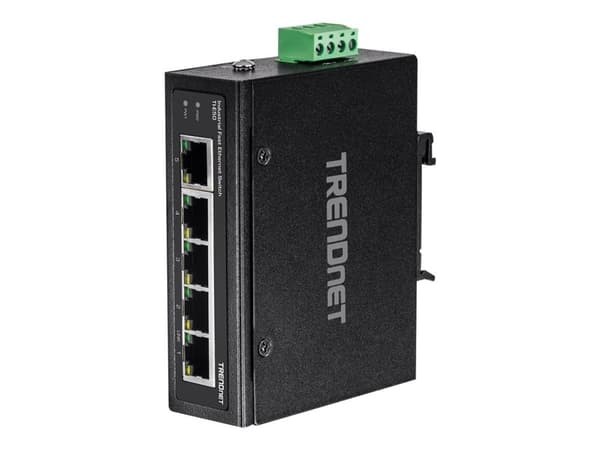 Trendnet TI-E50, Hallitsematon, Fast Ethernet (10/100), Täysin kaksipuolinen, Seinäkiinnitteinen