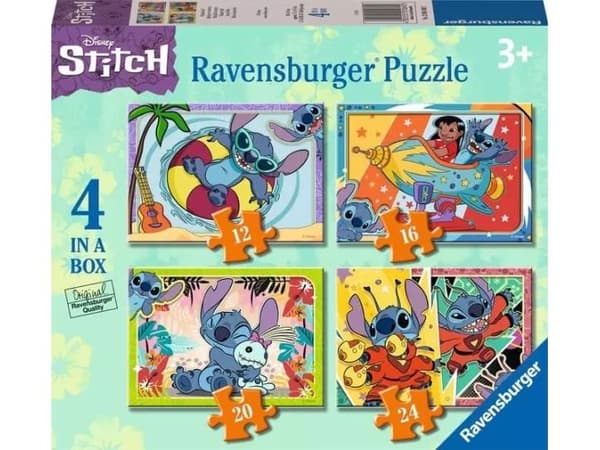 Ravensburger Stitch, 12 styck, Tecknade serier, 3 År