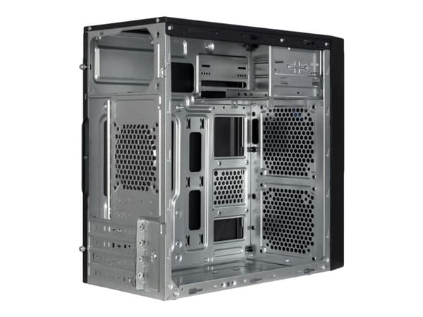 Inter-Tech IT-6502 Romea, Micro Tower, PC, Musta, mikro ATX, 14 cm, 29 cm