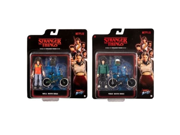 Stranger Things-figur och cykel (ass.)