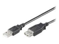 MicroConnect USB 2.0 - USB forlængerkabel - USB (hun) til USB (han) - USB 2.0 - 30 cm - lajiteltu
