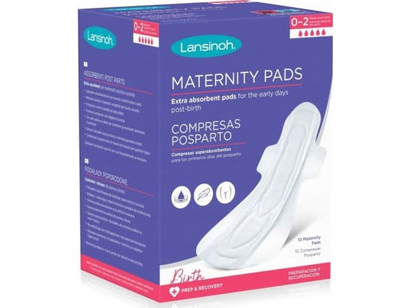 Lansinoh 3445 postpartum pads L 10-pack