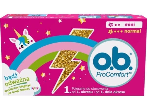O.B O.B. ProComfort tamponit Mini 8 kpl ja Normal 8 kpl