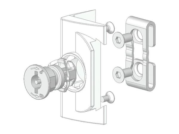 Siemens 8PQ9400-0BA40 #####Double-bit lock 1 stk