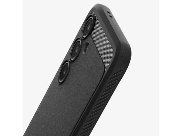 Spigen Rugged Armor, Deksel, Samsung, Galaxy S24 FE, 17 cm (6,7"), Sort