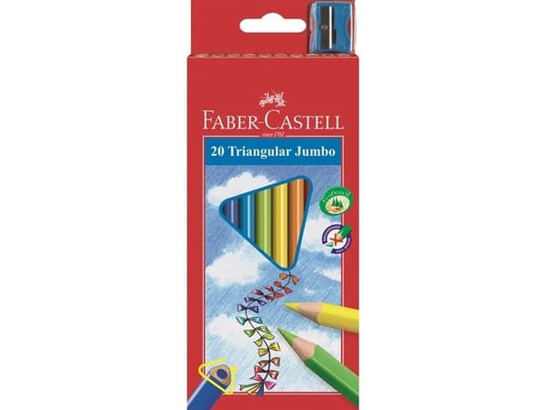 Faber-Castell Jumbo, 20 stykker