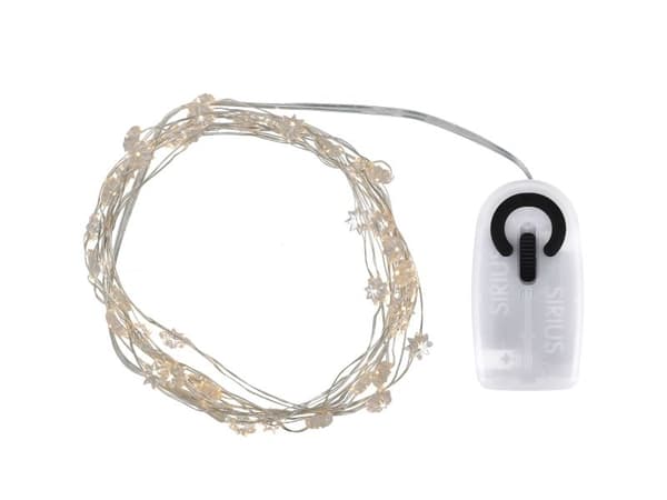 Sirius Silke miniflower 40L, Klar/Silver