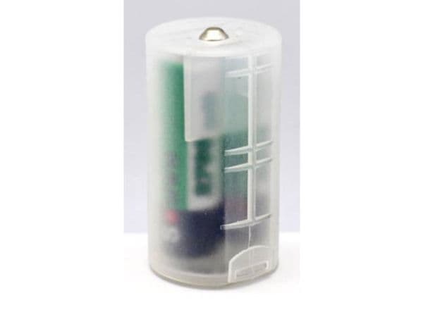 Soshine 2x Mignon til Mono batteriadapter SBC010 passer til D-batterier