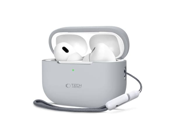 Tech-Protect silikondeksel for Apple AirPods Pro 1 / 2 - grå