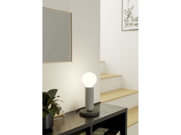 EGLO GIACONECCHIA BORD ANTRACIT/TERRAZZO/SORT