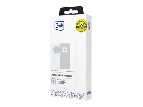 3mk Matt Case Pro för Apple iPhone 16 Pro - Matt svart