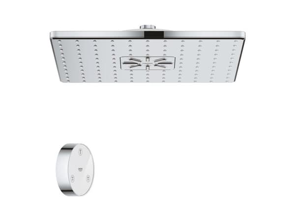 GROHE Rainshower Smartconnect 310 Cube, vägg, krom, G1/2