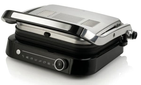 Hisense HCG2100S, Sort, Rustfritt stål, Aluminium, Rektangulær, 310 x 240 mm, Operation, 2100 W