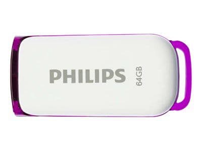 Philips FM64FD70B Snow edition 2.0 - USB-flashstasjon - 64 GB - USB 2.0
