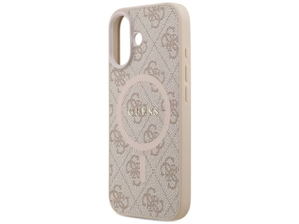 Guess 4G Ring Classic Logo MagSafe-deksel til iPhone 17 - Pink