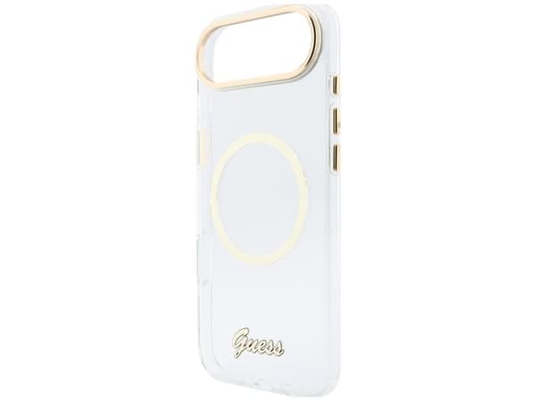 Guess IML Script Metal MagSafe-deksel til iPhone Air - klar
