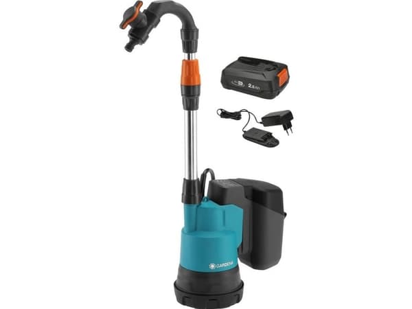 Gardena batteridriven regnvattenpump 2000/2 18V, set