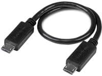 StarTech.com 8 tuuman Micro USB - Micro USB-kaapeli - uros - uros - Micro USB OTG-kaapeli mobiililaitteelle (UUUSBOTG8IN) - USB-kaapeli - Micro-USB...