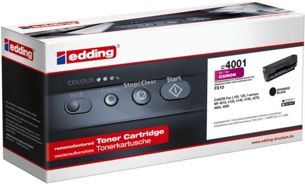 Edding EDD-4001, 2000 sider, Svart, 1 stykker