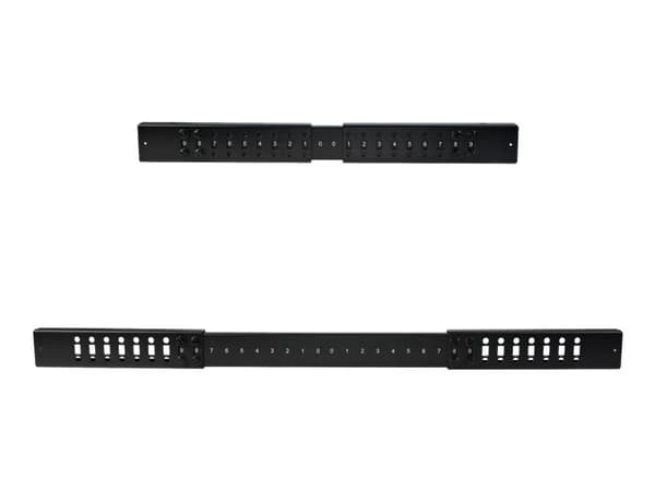 Startech 18U 19" Open Frame Server Rack, 4 Post Adjustable Depth 22-40" Mobile, Free Standing Rolling Network/Computer Equipment Data Rack, Dell Po...