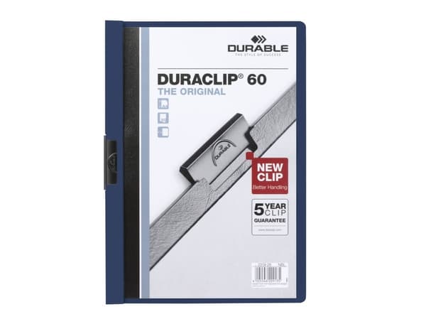 Durable DURACLIP, Sininen, 60 arkkia, A4, 25 kpl