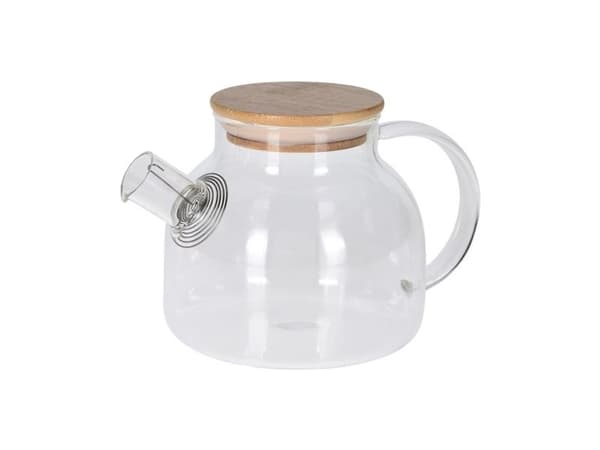 Tekjele i glass med sil 1 l
