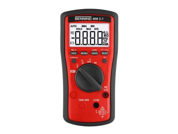 Benning digitalt multimeter MM 2-1 med tilbehør