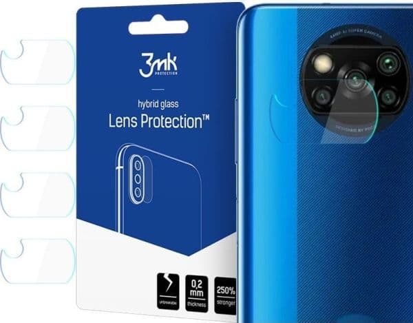 3MK Lens Protection, POCO X3, 1 styck
