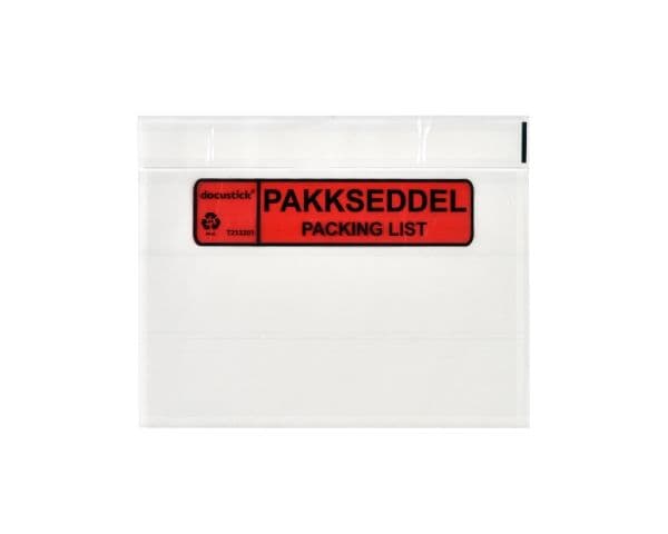 följesedelficka C6 med tryck 1000 st DK/EN