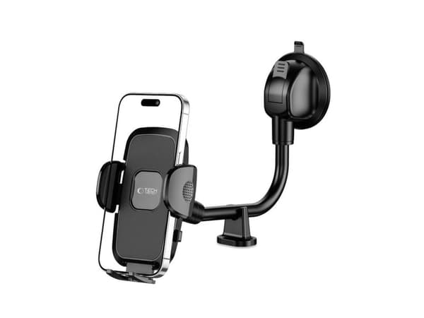 Tech-Protect TECH-PROTECT V3 universal long arm bilholder for frontrute & dashbord, svart