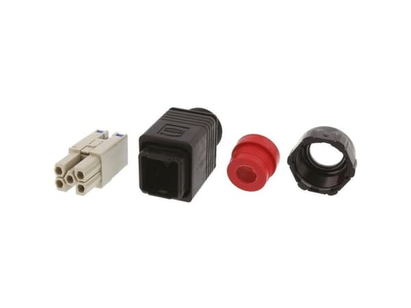 Harting Han® PushPull Power 5 + PE Han-Quick Lock® tilkoblingsinnsats 09 35 232 0423