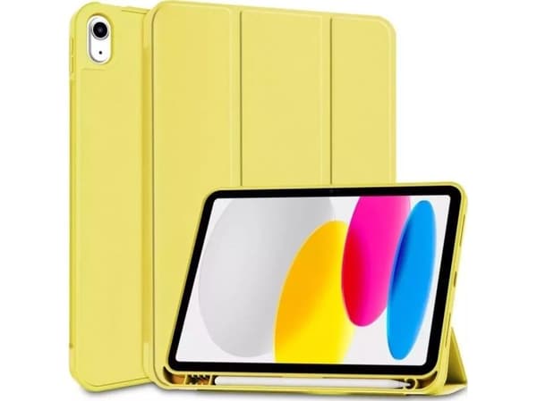Tablet case 4kom.pl SC Pen tablet case for Apple iPad 10.9 2022 YELLOW