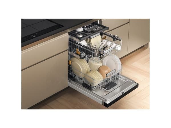 Whirlpool W7U HS41 oppvaskmaskin, hvit 60 cm