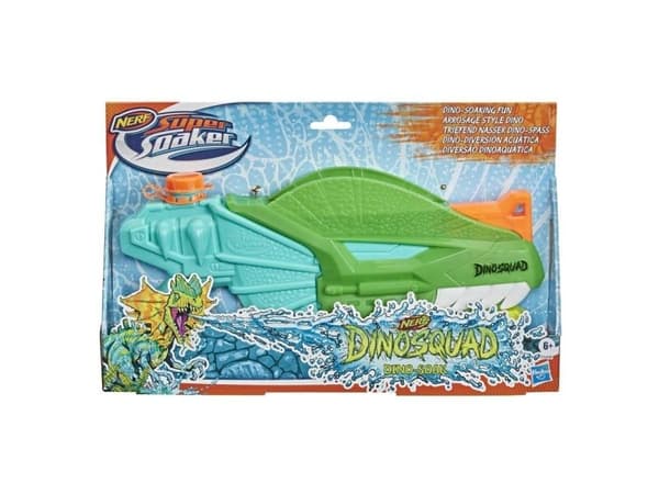 Nerf Super Soaker Dino Soak, Soaker-vattenpistol, Multifärg, 6 År