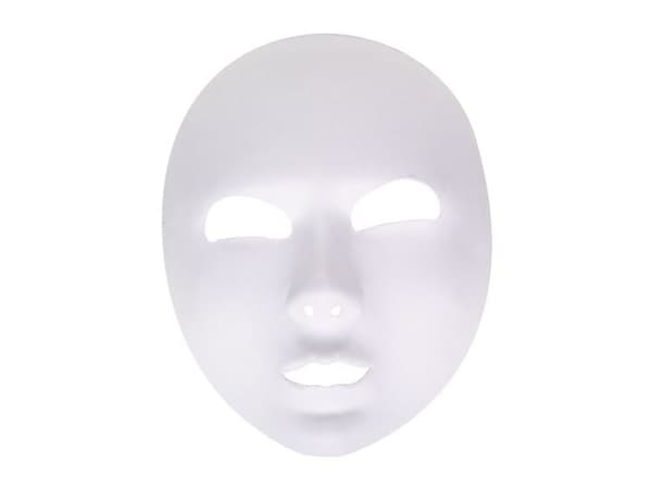 Hvid maske