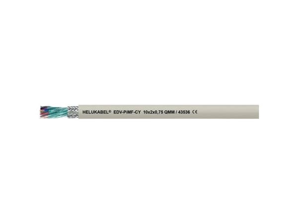Helukapel 43559-100 Datakaapeli 4 x 1 mm² Grå 100 m