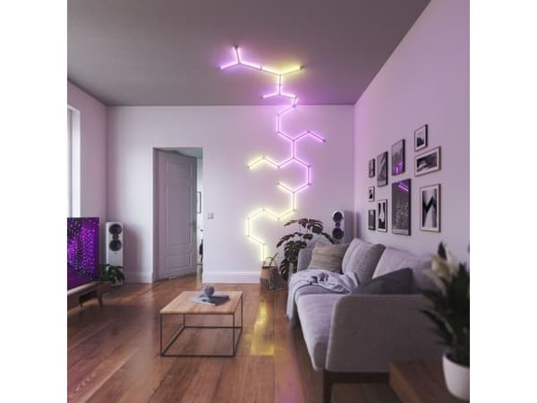 Nanoleaf Flex, Belysning, anslutningsdon, Vit, 0,24 m, 3 styck