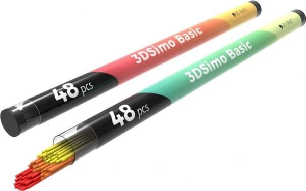 3DSimo 3DSimo Basic PCL1-filament (gul, oransje, rød)