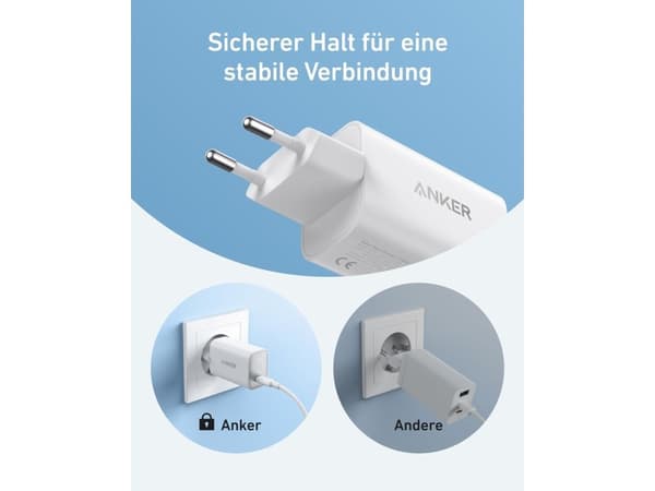 Anker B2679G21, inomhus, AC, 1,8 m, Vit