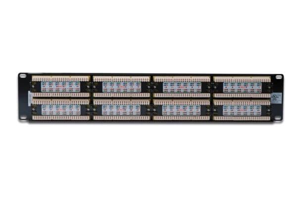 DIGITUS - Patch-panel - CAT 6 - UTP - RJ-45 X 48 - grå, RAL 7035 - 2U - 19"