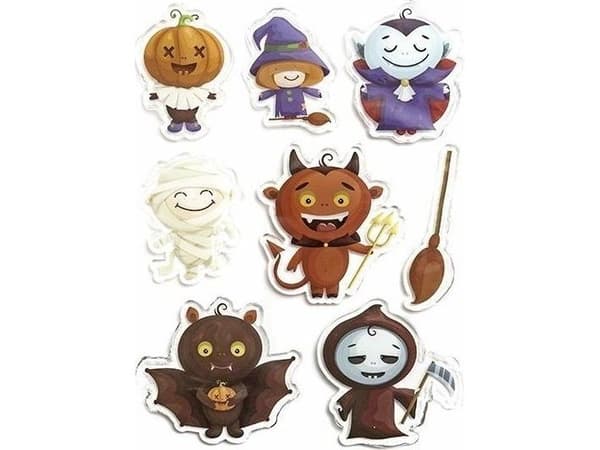 Halloween geeli tarroja 8kpl
