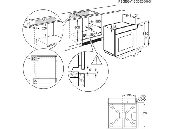 Electrolux-uuni EOE8P39WX