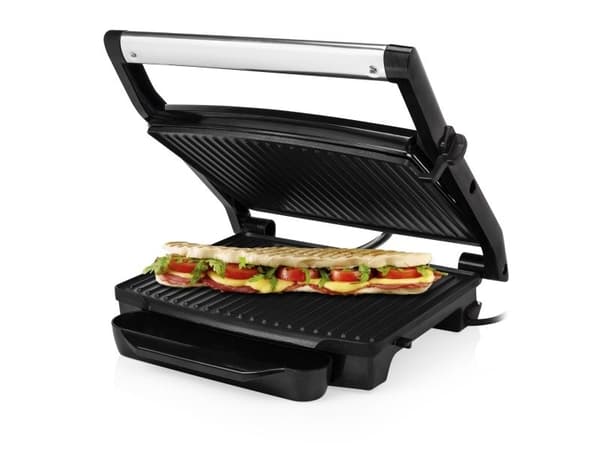 Princess 112415, Sort, Rustfritt stål, Rektangulær, Griddle, 300 x 240 mm, Låsbart lokk