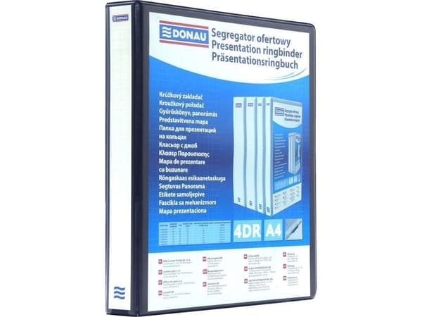 Ringperm Staples 4-ringer A4 100 mm svart (DON256)