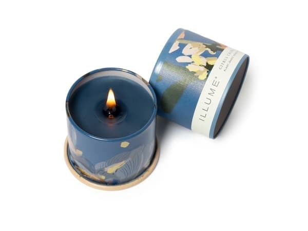 ILLUME Citrus Crush Demi Vanity Tin Duftlys, Blå,