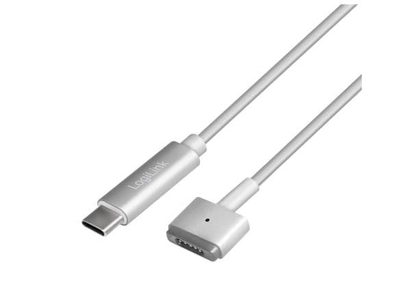 LogiLink PA0226, 1,8 m, USB C, MagSafe 2, Silver